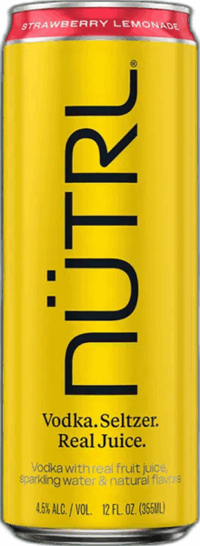Nütrl Strawberry Lemonade Vodka Seltzer spirit image
