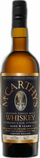 McCarthy’s 6 Year Oregon Single Malt Whiskey Finished In Oloroso Casks spirit image