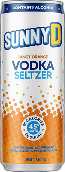 Sunny D Tangy Orange Vodka Seltzer spirit image
