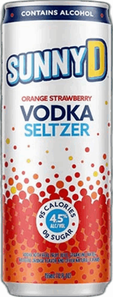 Sunny D Orange Strawberry Vodka Seltzer spirit image