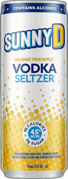 Sunny D Orange Pineapple Vodka Seltzer spirit image