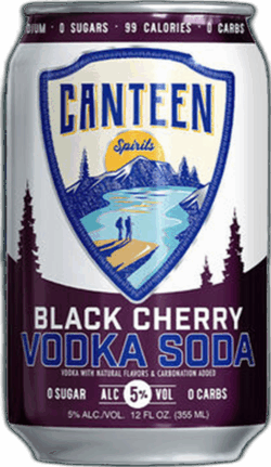 Canteen Black Cherry Vodka Soda spirit image