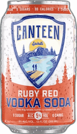 Canteen Ruby Red Grapefruit Vodka Soda spirit image