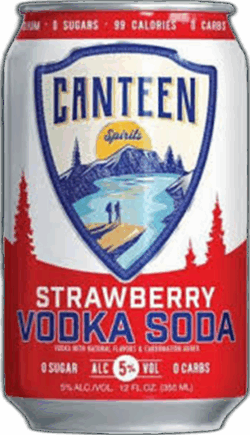 Canteen Strawberry Vodka Soda spirit image
