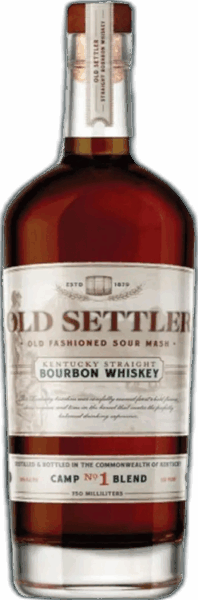 Old Settler Camp No 1 Blend Straight Bourbon Whiskey spirit image