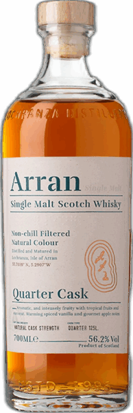 Arran Single Malt Scotch Whisky Quarter Cask spirit image