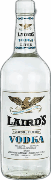 Laird’s Charcoal Filtered Vodka spirit image