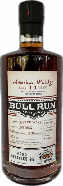 Bull Run Aged 14 Years Cabernet Cask Selected by The Bourbon Enthusiasts spirit image