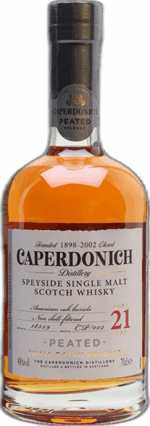 Caperdonich Speyside Single Malt Scotch Whisky Aged 21 Years Peated spirit image
