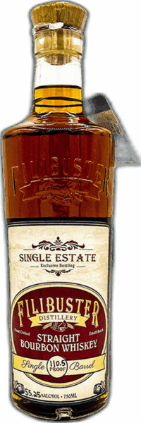 Filibuster Straight Bourbon Whiskey Single Barrel spirit image