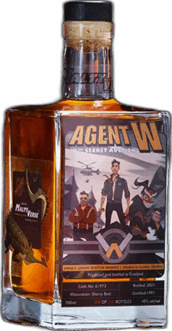 “Agent W” Cambus Distillery 30-Year-Old Scotch spirit image