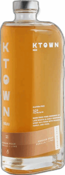 KTown Flavored Soju Korean Pear Perilla + Lime spirit image