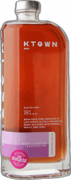 KTown Flavored Soju Grape + Ginger spirit image