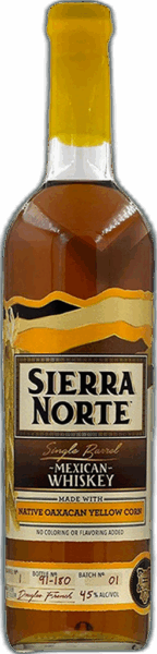 Sierra Norte Single Barrel Yellow Corn Whiskey spirit image