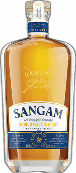 Rampur Distillery Sangam World Malt Whisky spirit image