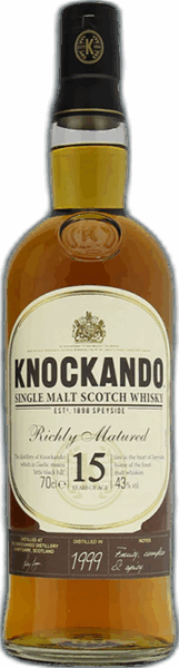 Knockando Single Malt Scotch Whiskey 15 Years spirit image