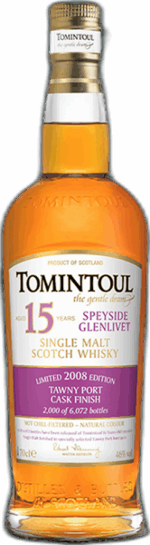 Tomintoul 15 Years Old 2008 Tawny Port Cask Finish spirit image