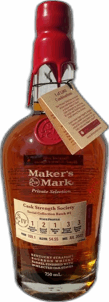 Maker’s Mark Private Selection Cask Strength Society Social Collection Batch #1 spirit image