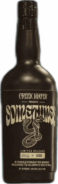 Creek Water Sometimes Y 18 Year Rye spirit image