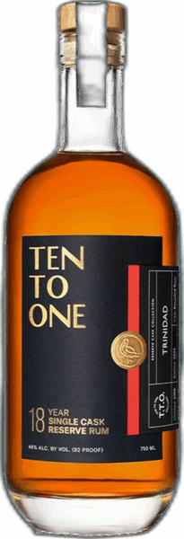 Ten to One 18 Year Single Cask Reserve Rum: Trinidad spirit image